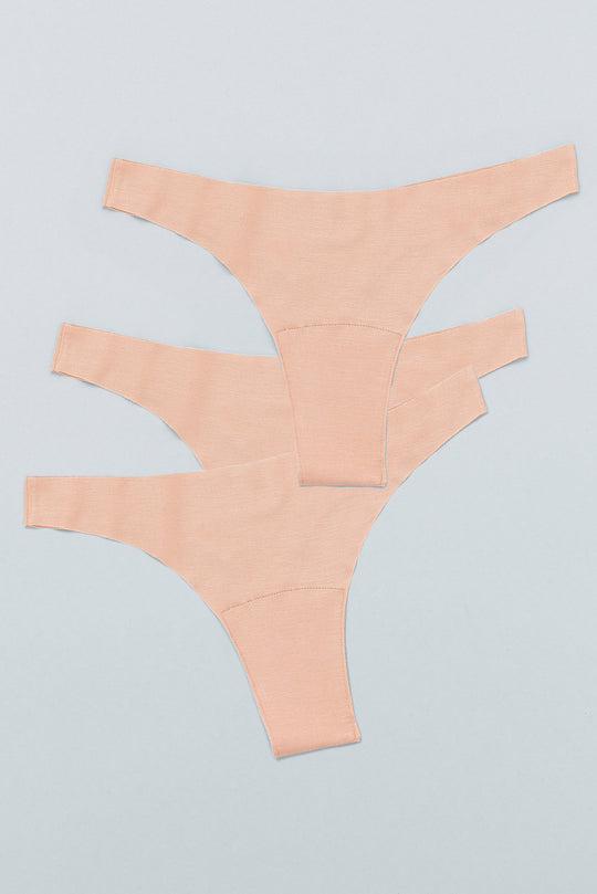 3-Pack Tanga nude