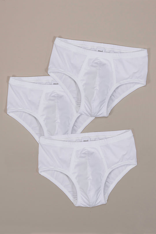 3-Pack Brief weiß